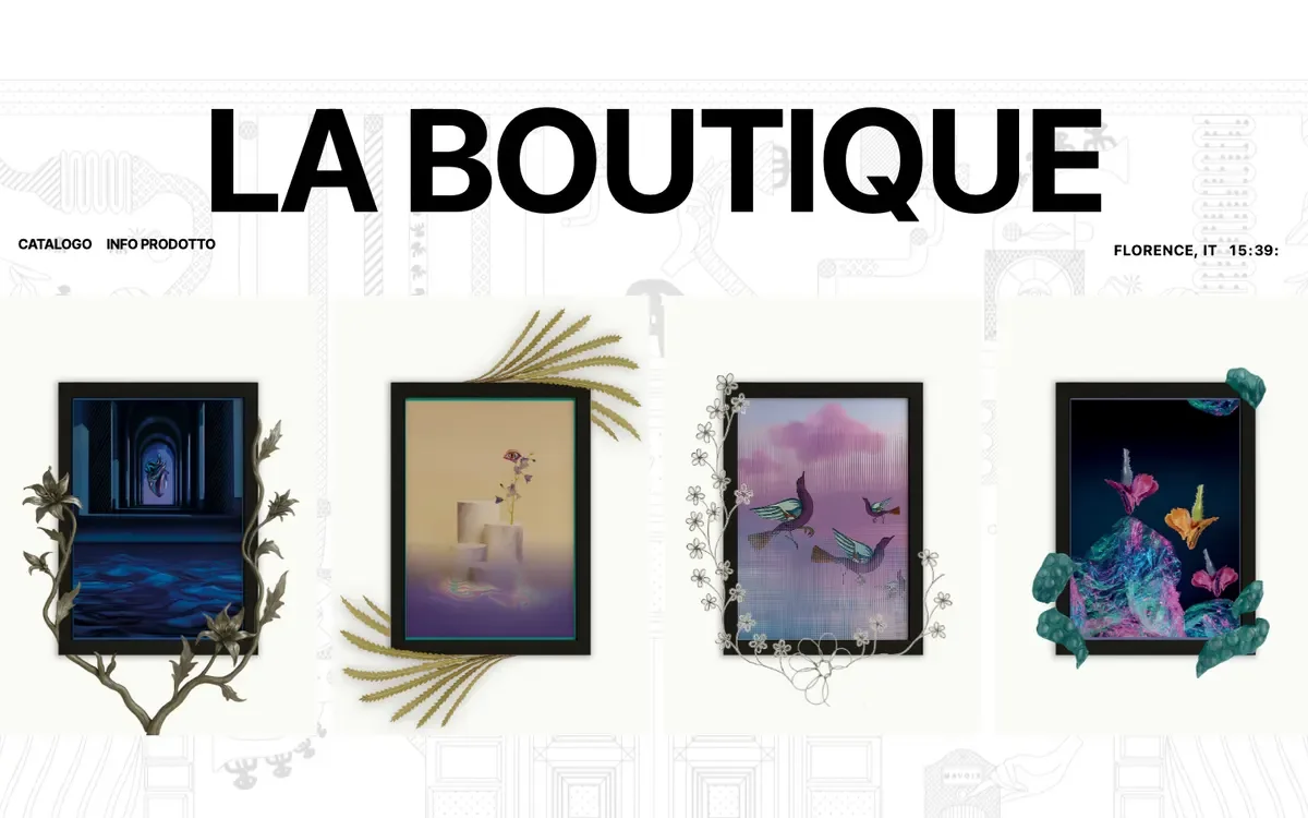 Sito web realizzato per MaVoix Boutique