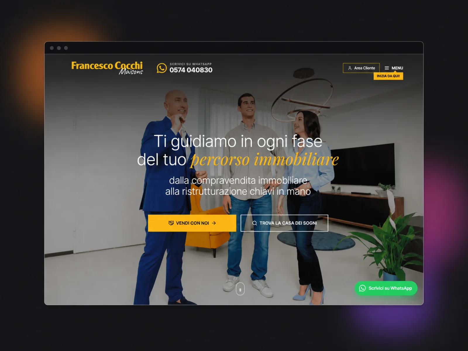 Francesco Cocchi Maisons digital platform