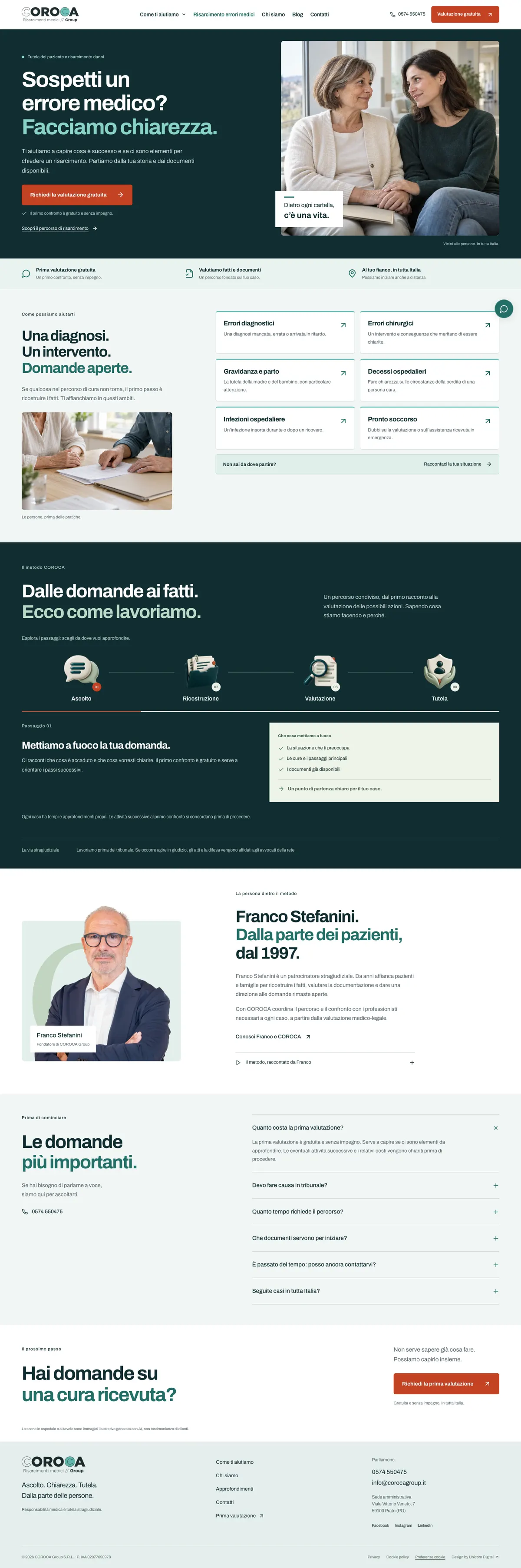 Anteprima del sito Coroca Group