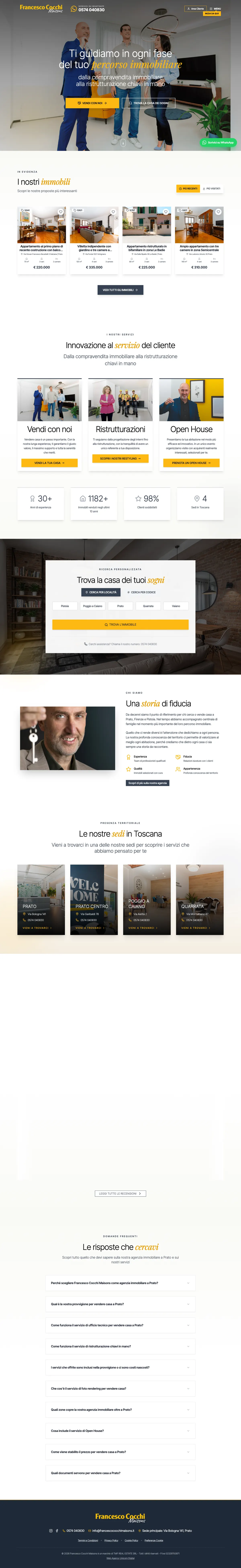 Anteprima del sito Francesco Cocchi Maisons