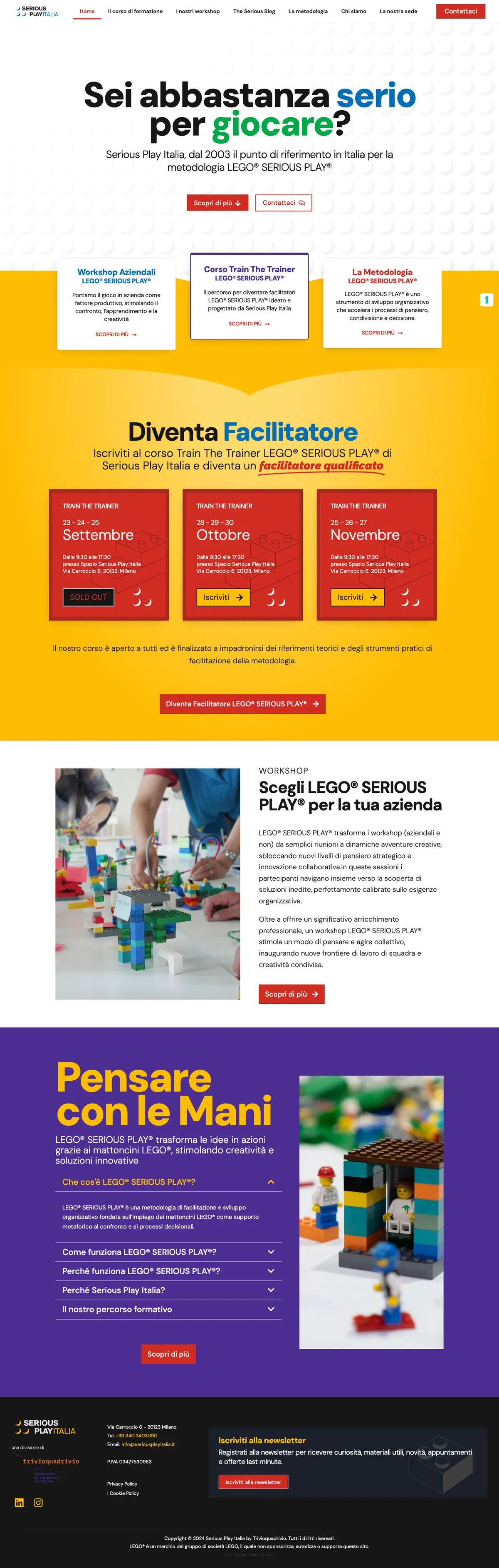 Anteprima del sito Serious Play Italia