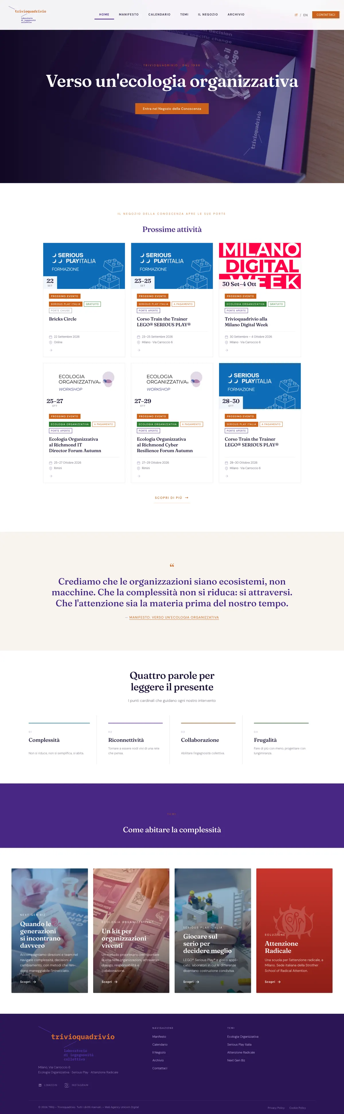 Anteprima del sito Trivioquadrivio